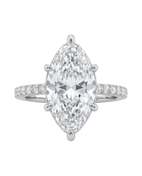 The Lina Signature | Marquise Cut | 14K White Gold