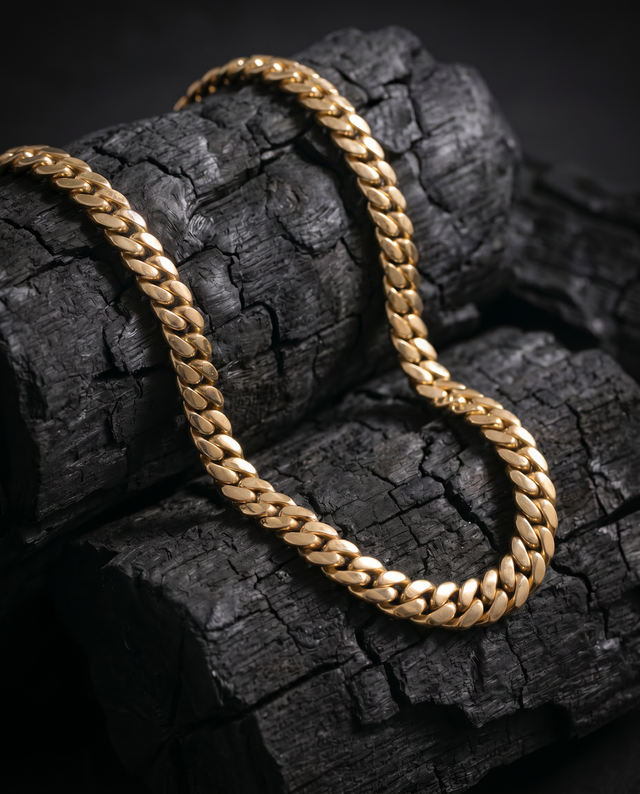 Solid Gold Cuban Chain | 6mm