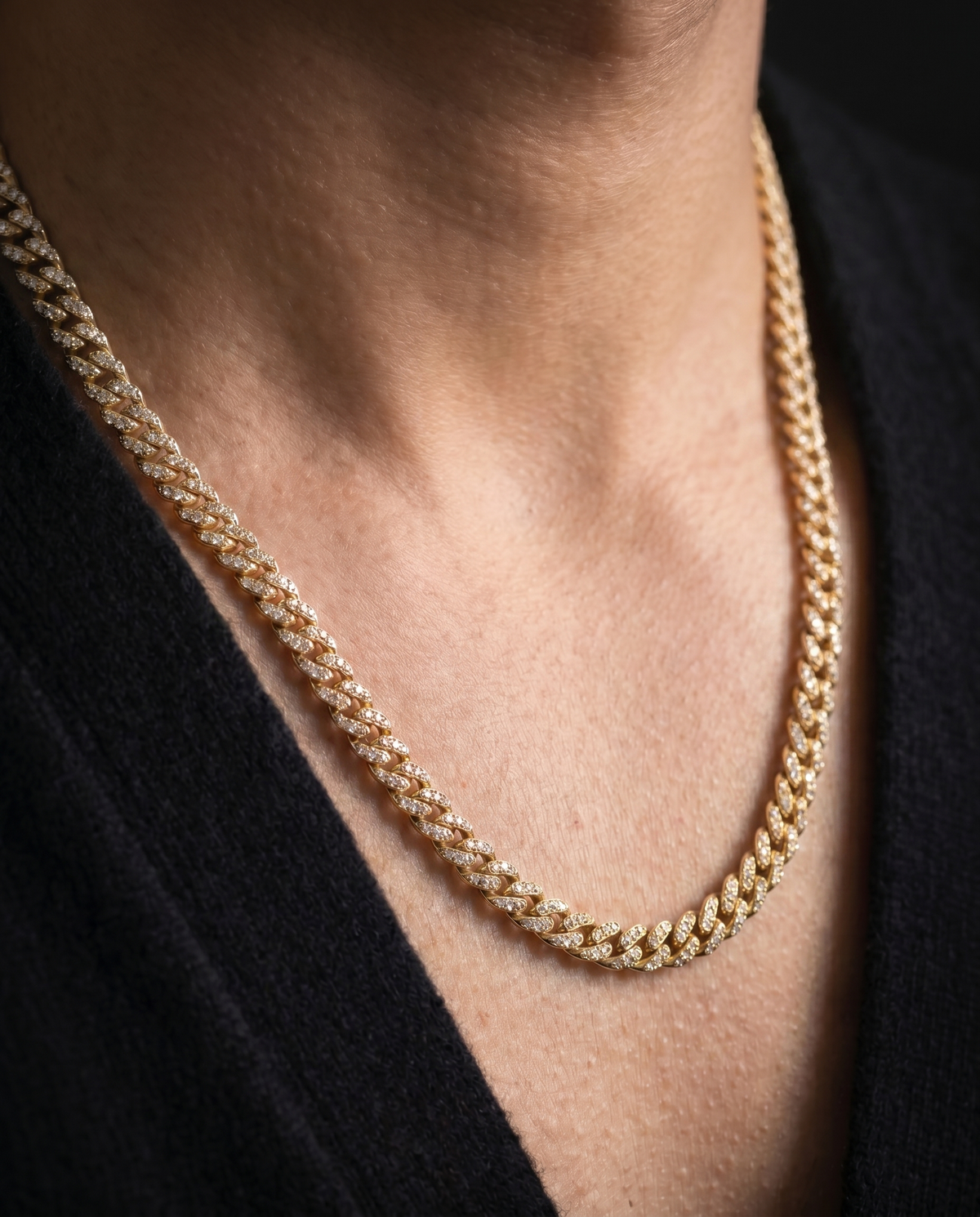 Diamond Pavé Cuban Chain | 6mm