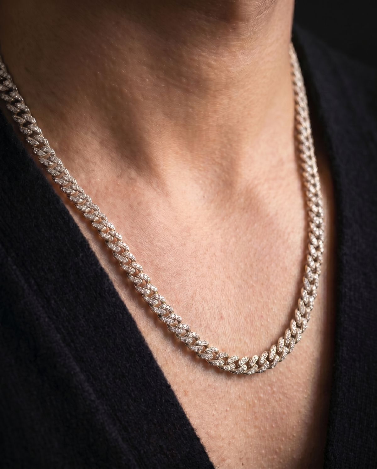 Diamond Pavé Cuban Chain | 6mm