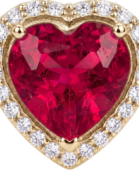 Heart Halo Studs
