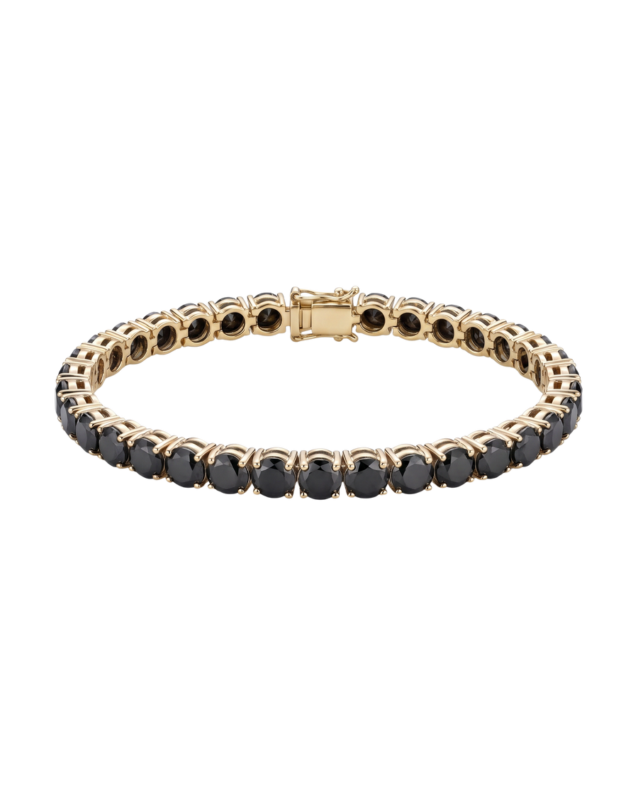 Black Diamond Tennis Bracelet