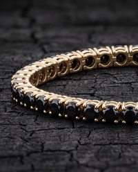 Black Diamond Tennis Bracelet