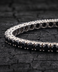 Black Diamond Tennis Bracelet