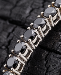 Black Diamond Tennis Bracelet