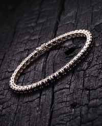 Black Diamond Tennis Bracelet