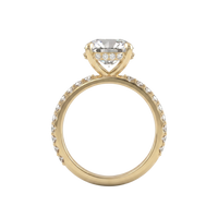 The Lina Signature | Round Cut | 14K Yellow Gold