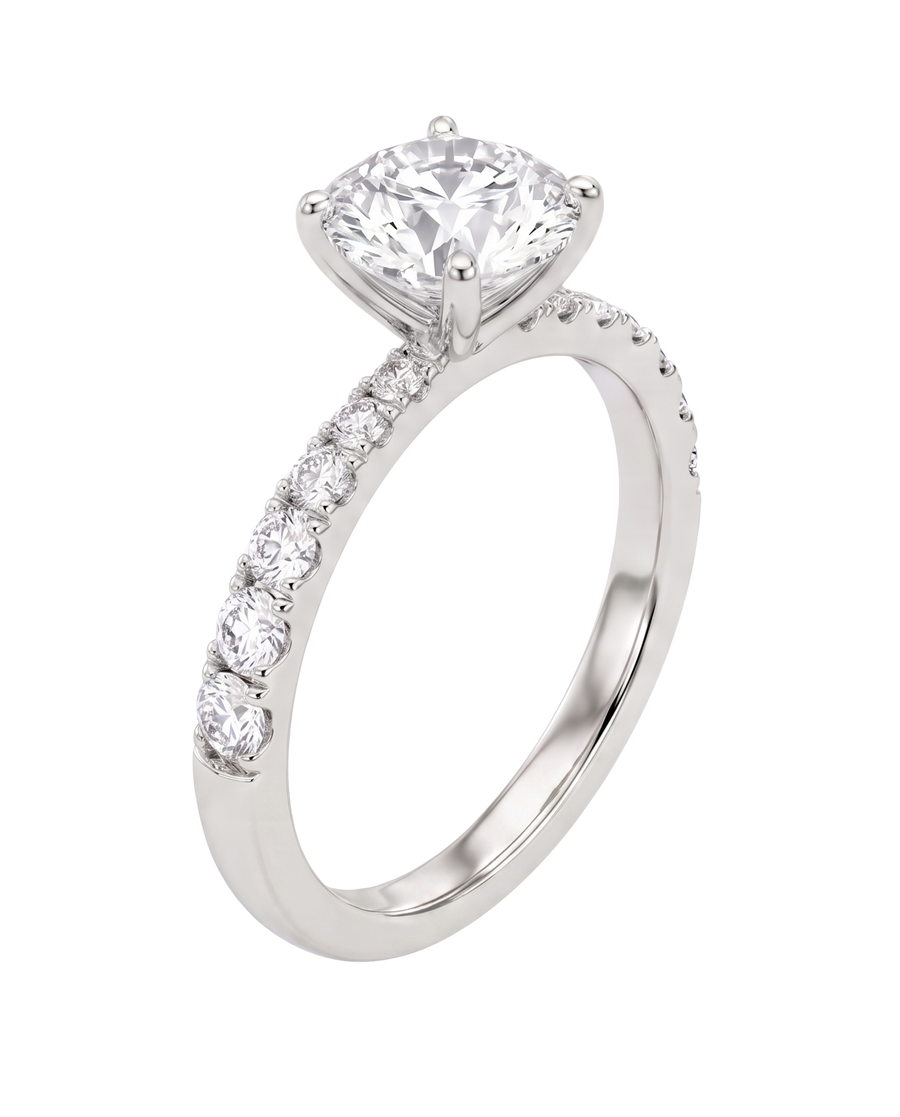The  Celeste Ring | Round Cut