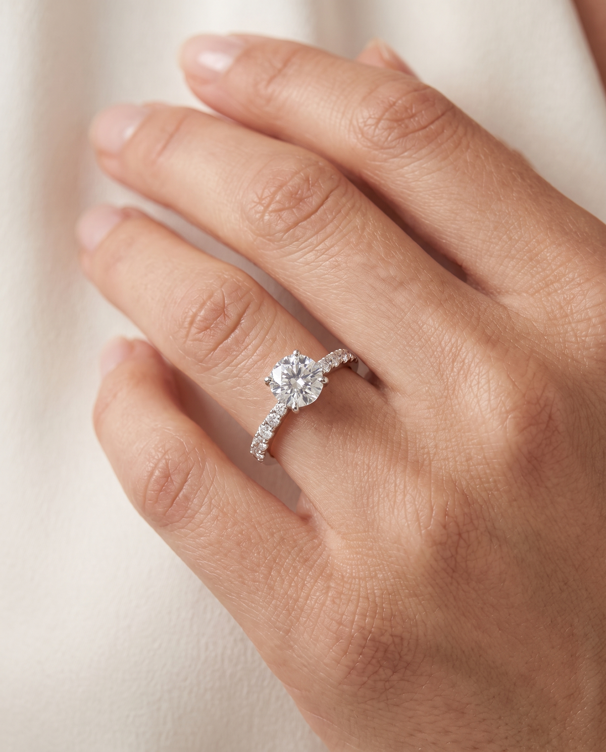 The  Celeste Ring | Round Cut