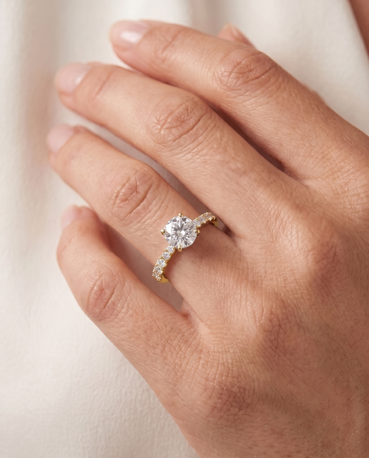 The  Celeste Ring | Round Cut