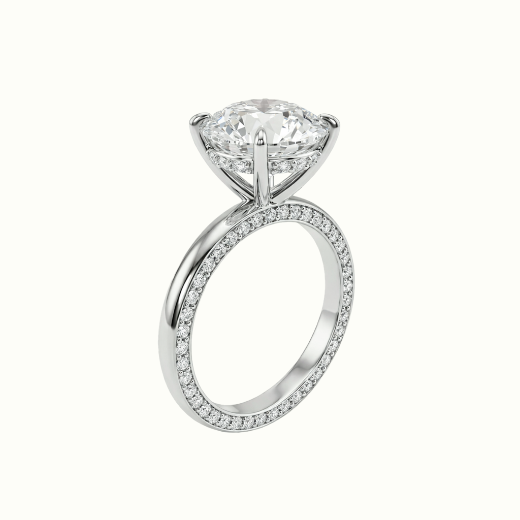 The Célia Pavé | Round Cut