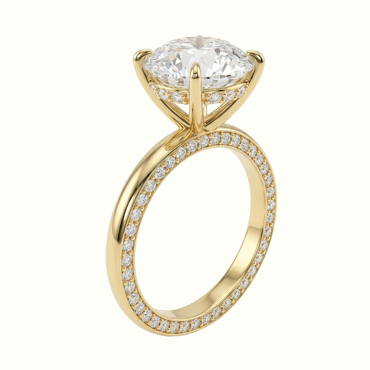 The Célia Pavé | Round Cut