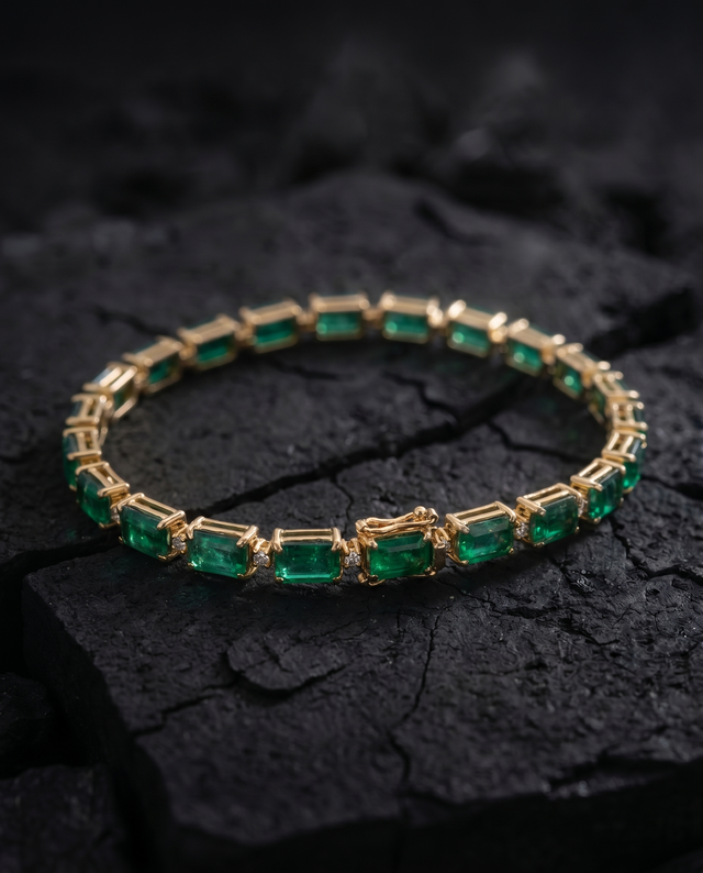Gemstone Diamond Bracelet | 3mm