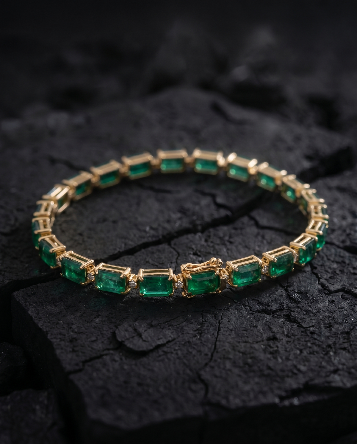 Gemstone Diamond Bracelet | 3mm