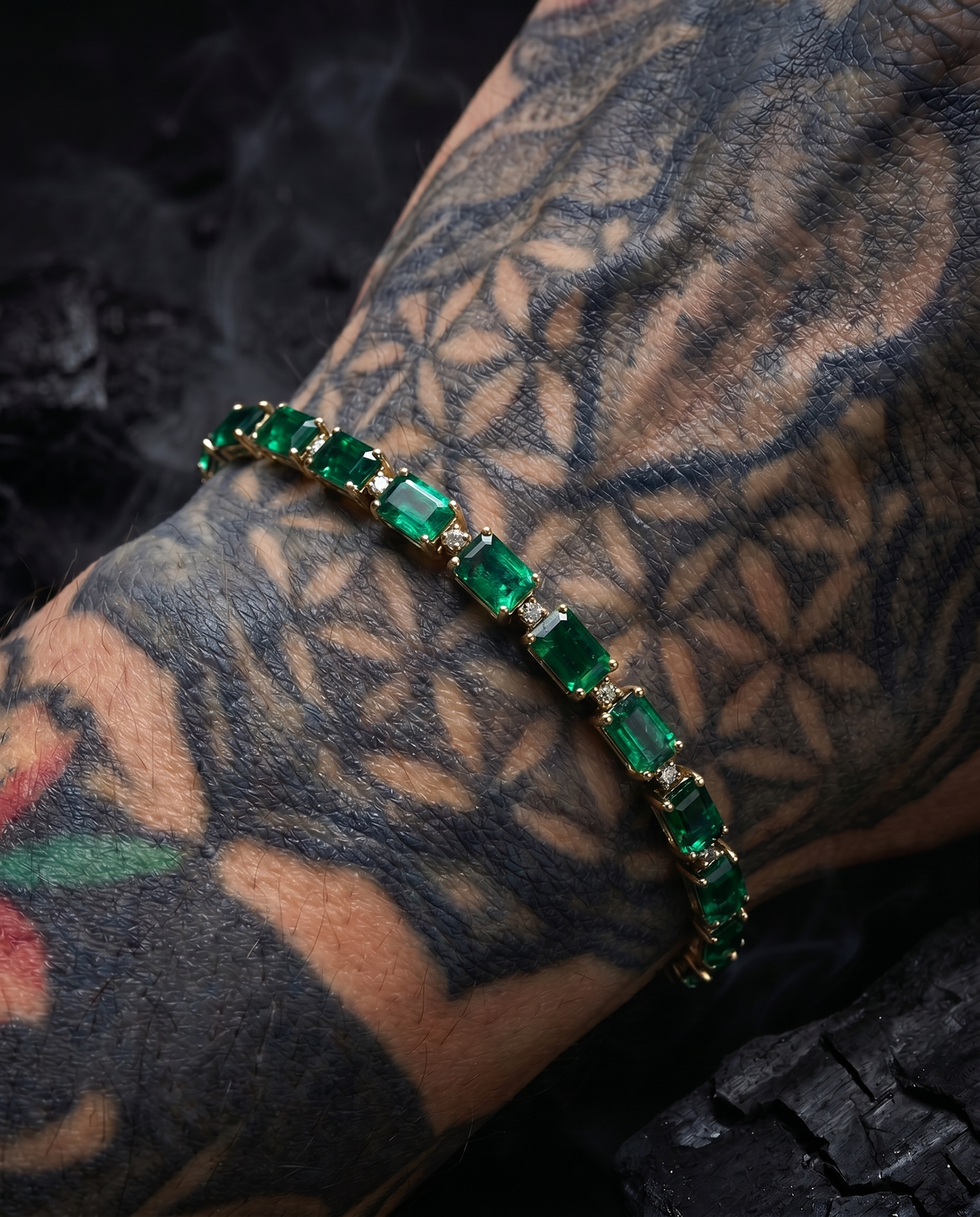 Gemstone Diamond Bracelet | 3mm