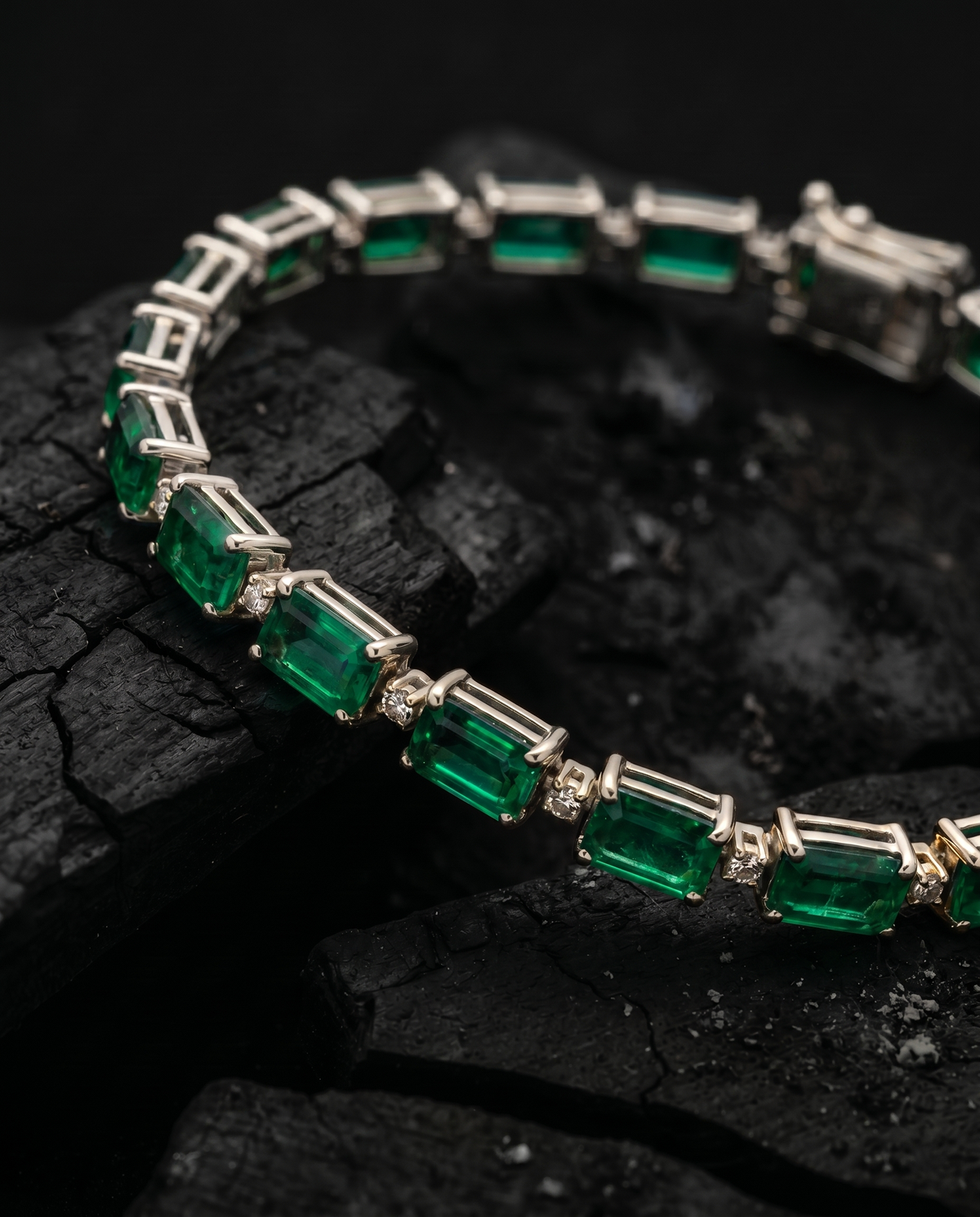 Gemstone Diamond Bracelet | 3mm