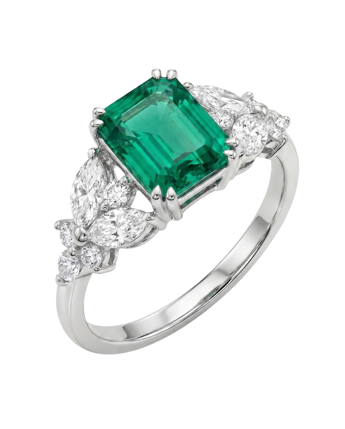 Twilight Ring | Emerald Cut