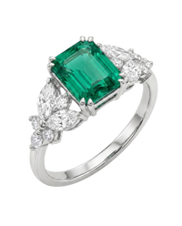 Twilight Ring | Emerald Cut
