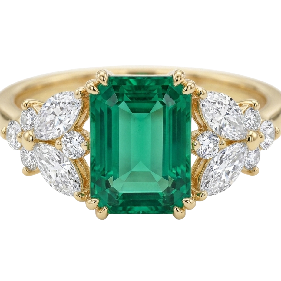 Twilight Ring | Emerald Cut