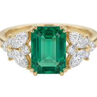 Twilight Ring | Emerald Cut