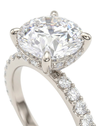 The Lina Signature | Round Cut | 14K White Gold