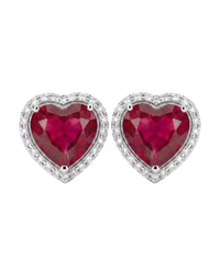 Heart Halo Studs
