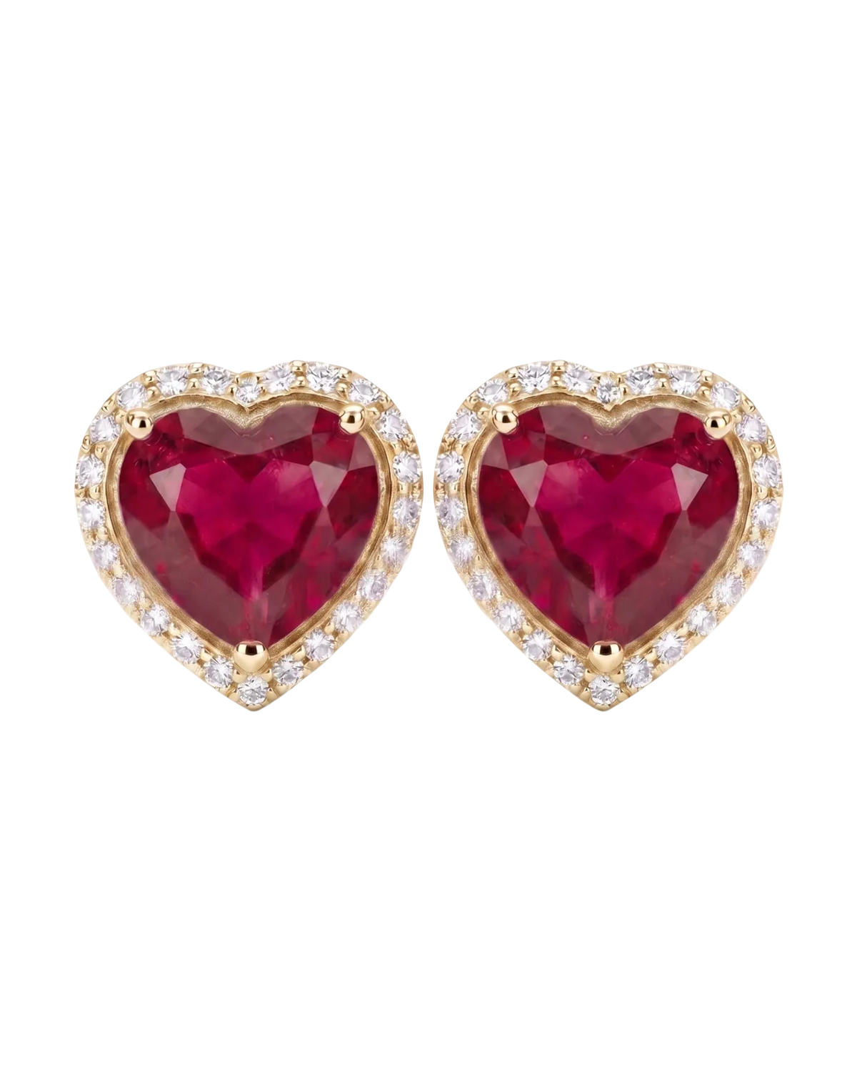 Heart Halo Studs