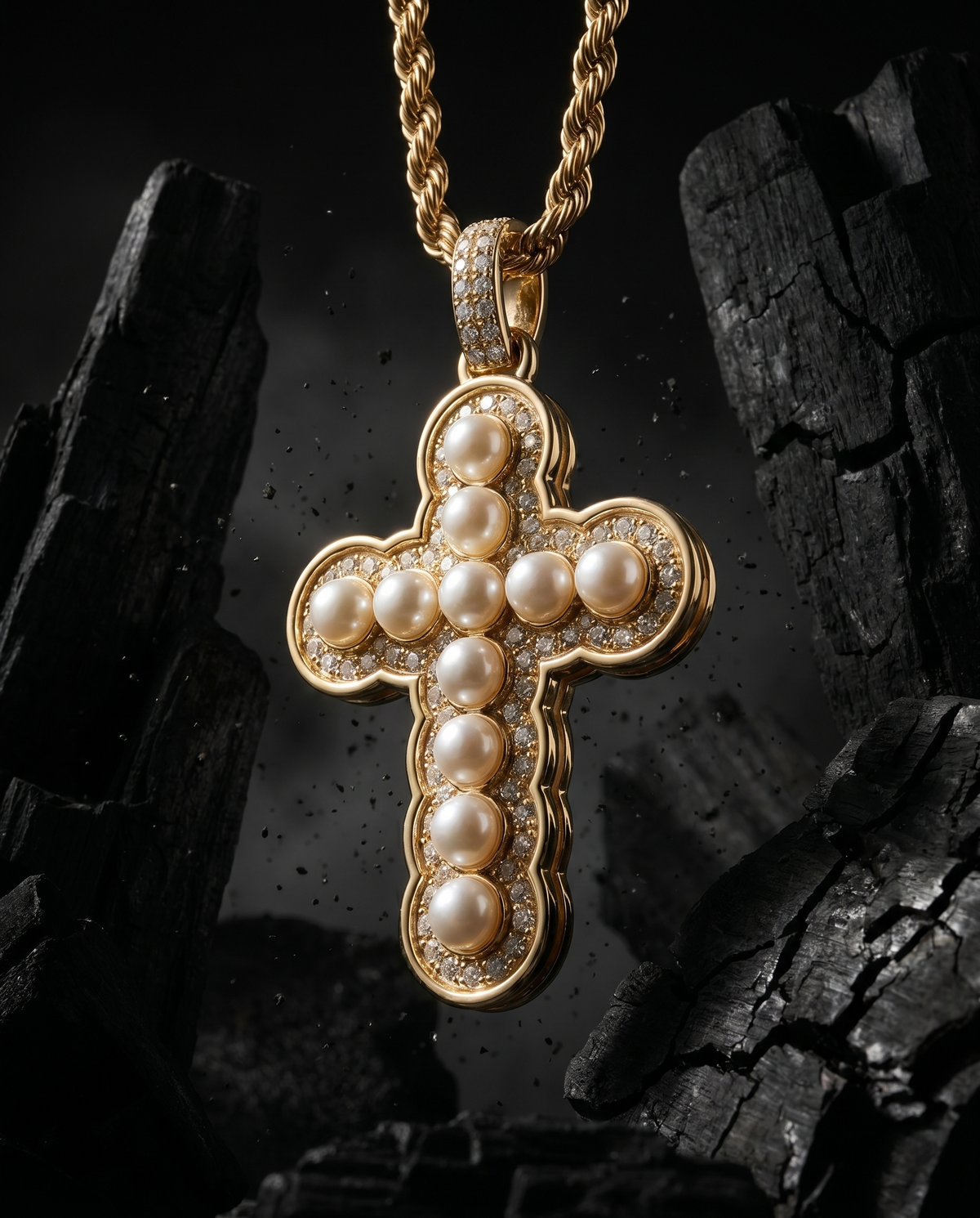Halo Cross | Pearl