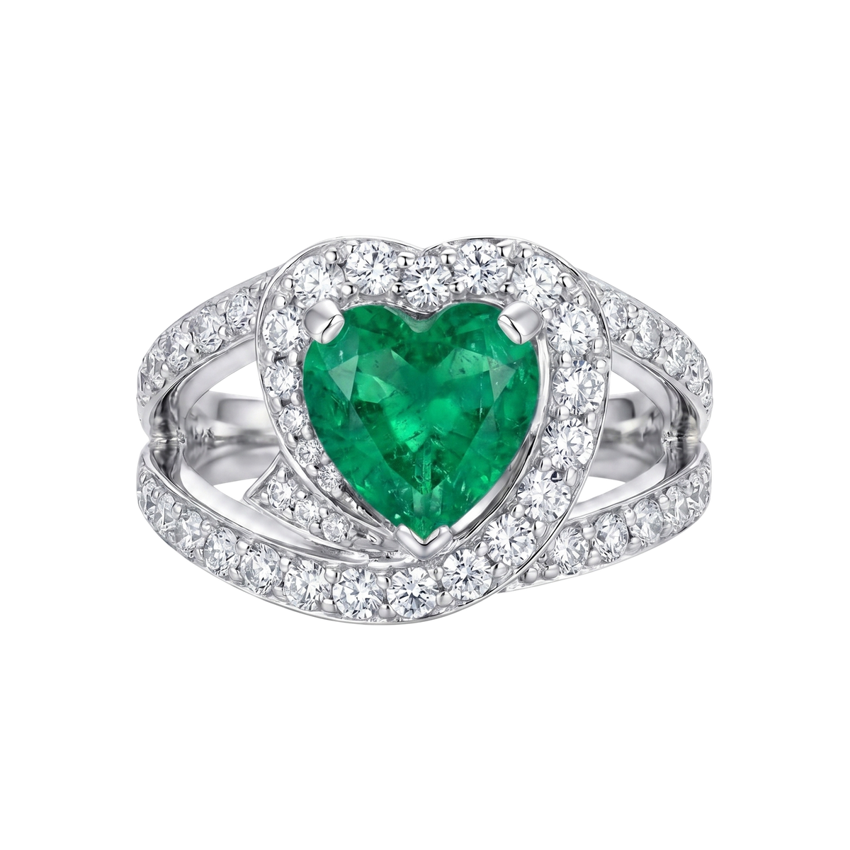 Heart Sapphire Ring