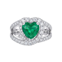 Heart Sapphire Ring