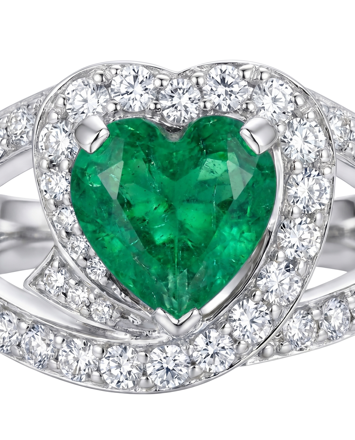Heart Sapphire Ring
