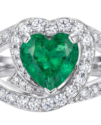 Heart Sapphire Ring