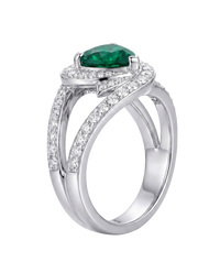 Heart Sapphire Ring