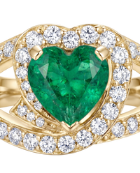 Heart Sapphire Ring