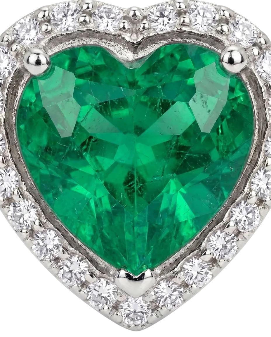 Heart Halo Studs