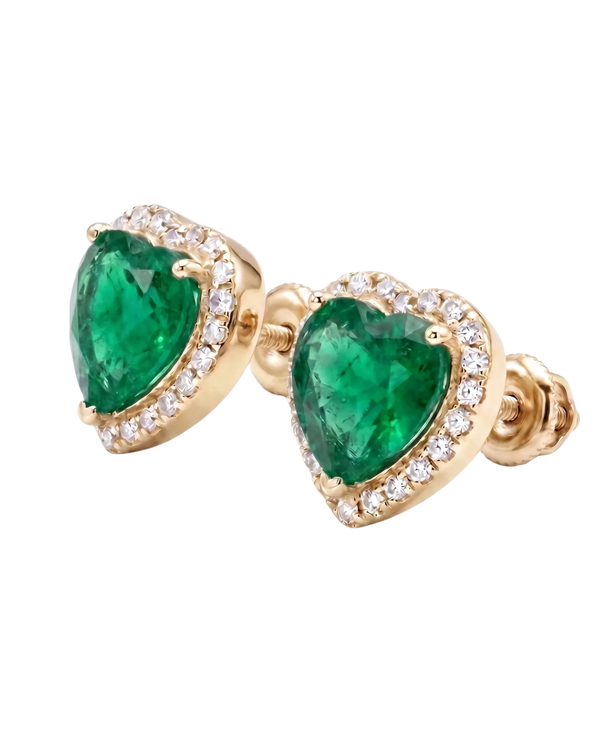 Heart Halo Studs