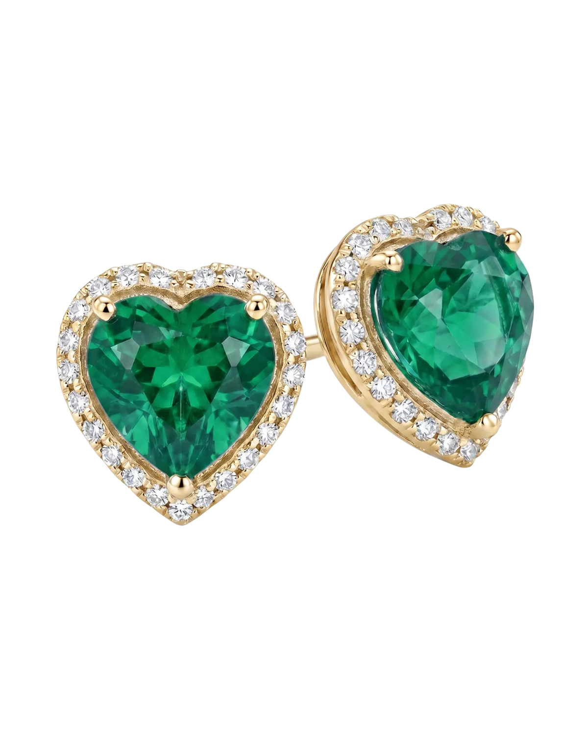 Heart Halo Studs