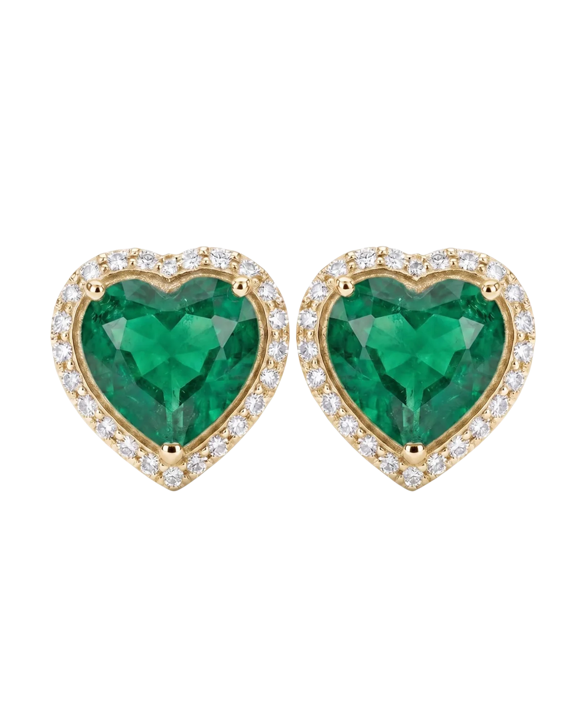 Heart Halo Studs