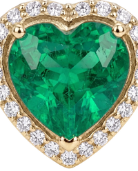 Heart Halo Studs