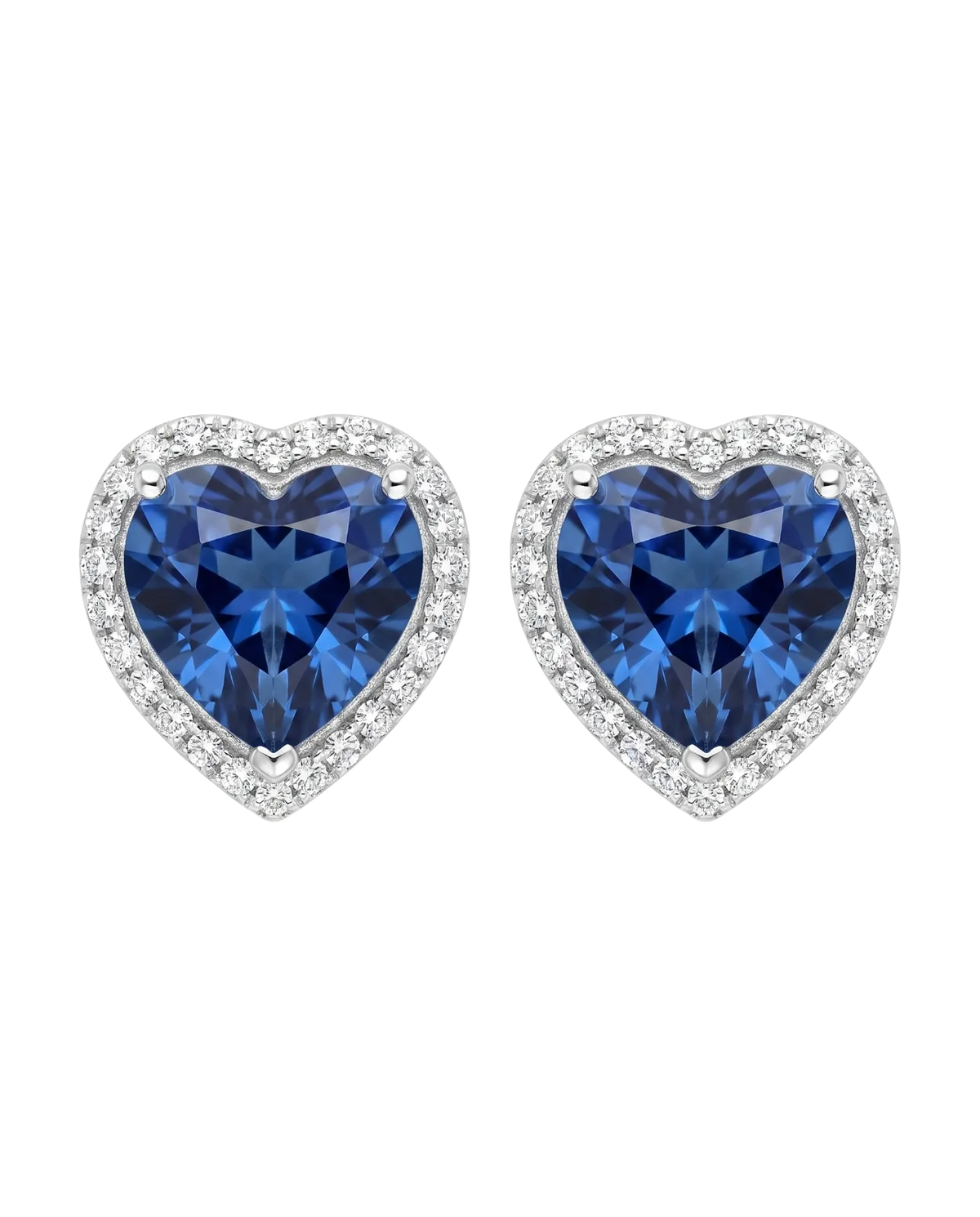 Heart Halo Studs