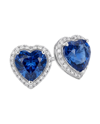 Heart Halo Studs