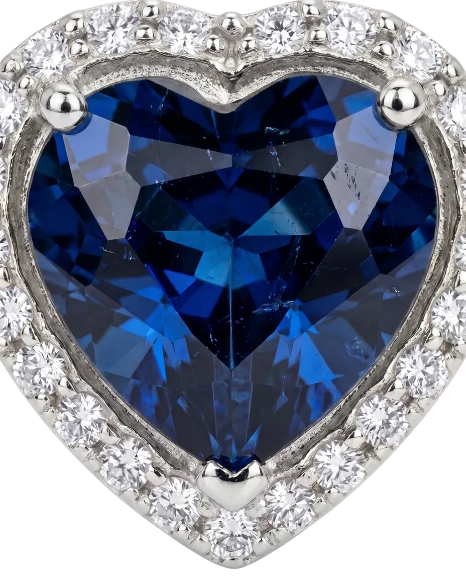 Heart Halo Studs