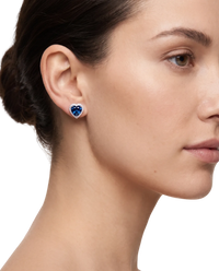 Heart Halo Studs