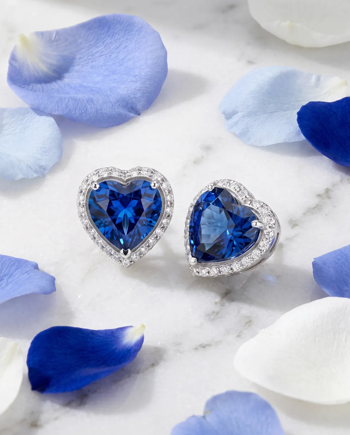 Heart Halo Studs