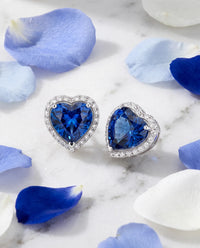 Heart Halo Studs