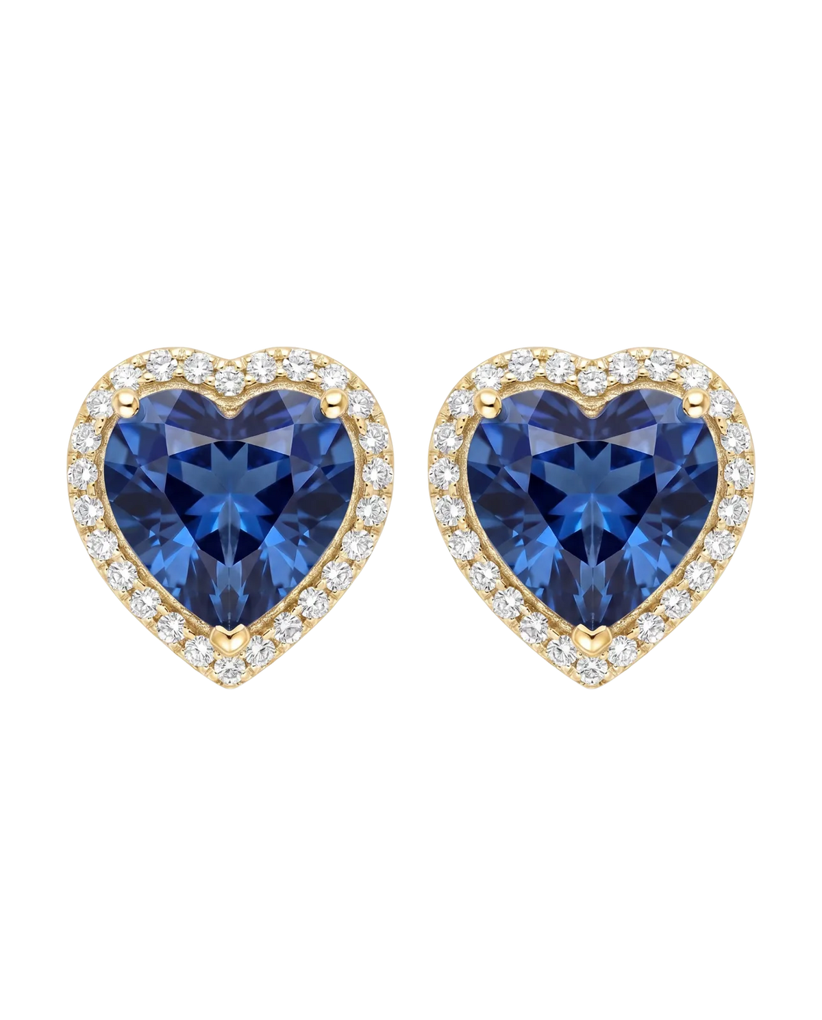 Heart Halo Studs
