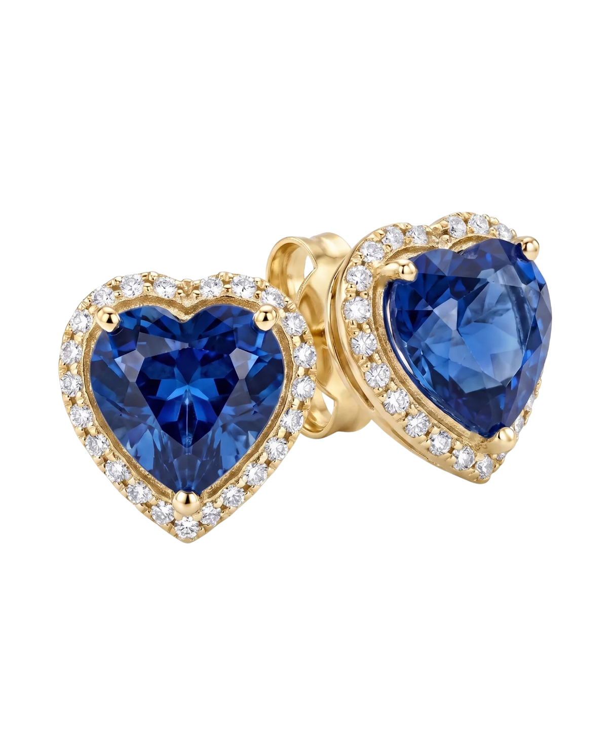 Heart Halo Studs