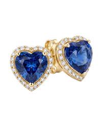 Heart Halo Studs