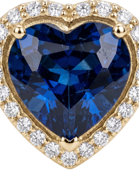 Heart Halo Studs