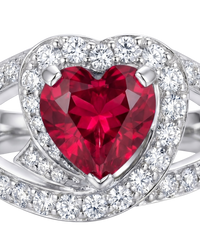 Heart Sapphire Ring